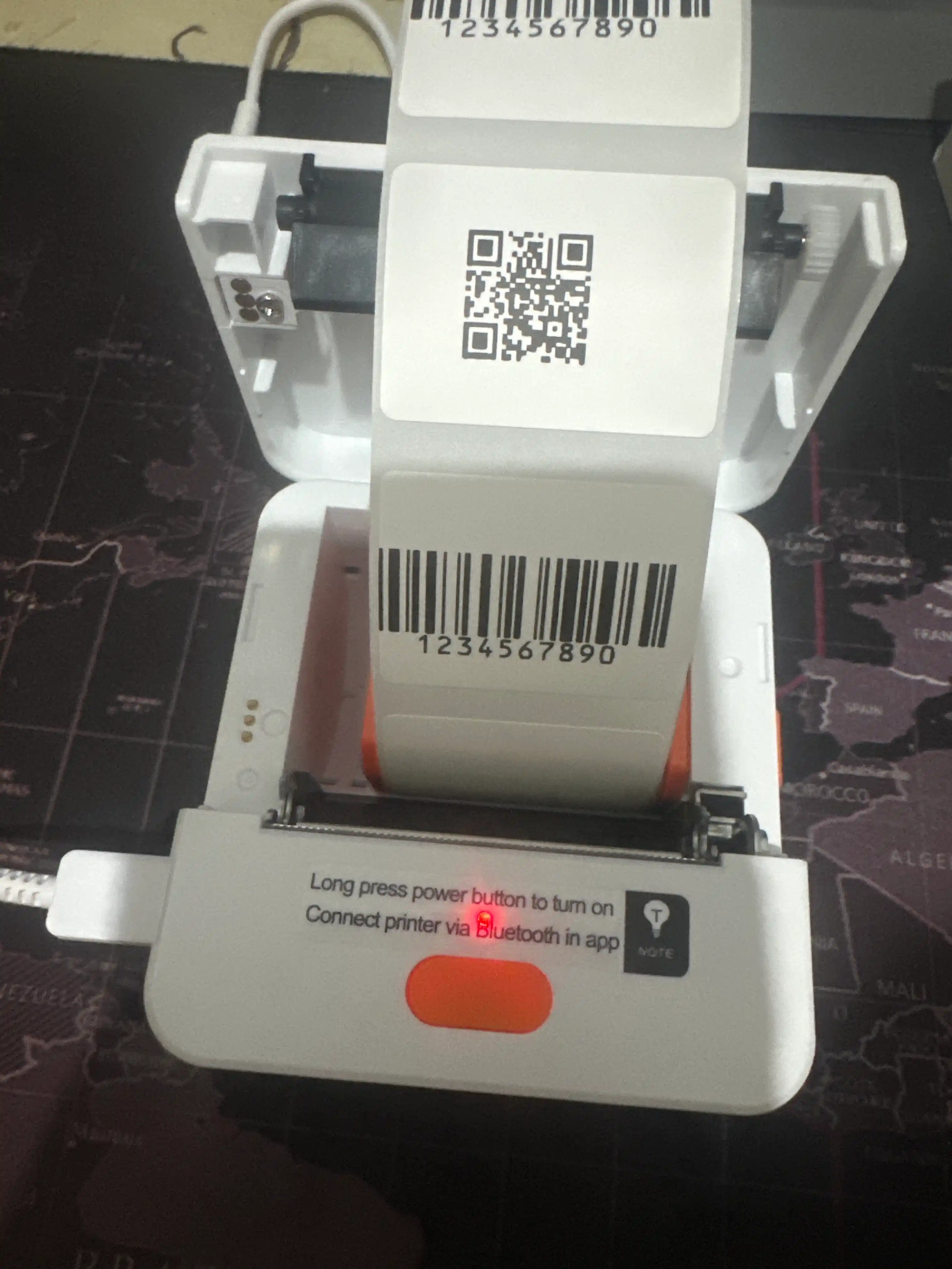 Bluetooth termal yorliq printeri iTech T1