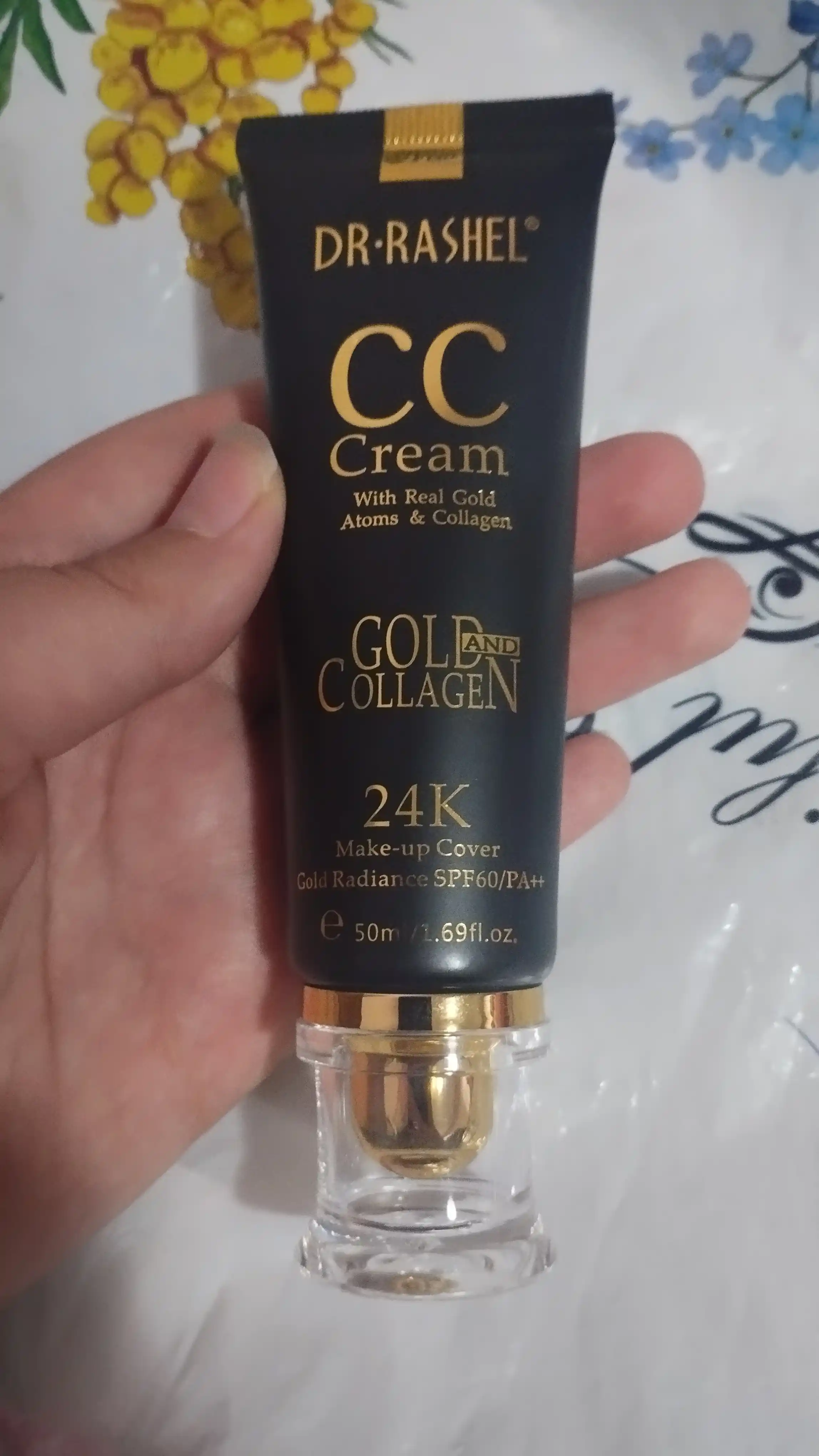 Тональный крем 24K Gold collagen CC Cream SPF60, Dr Rashel, 50 мл