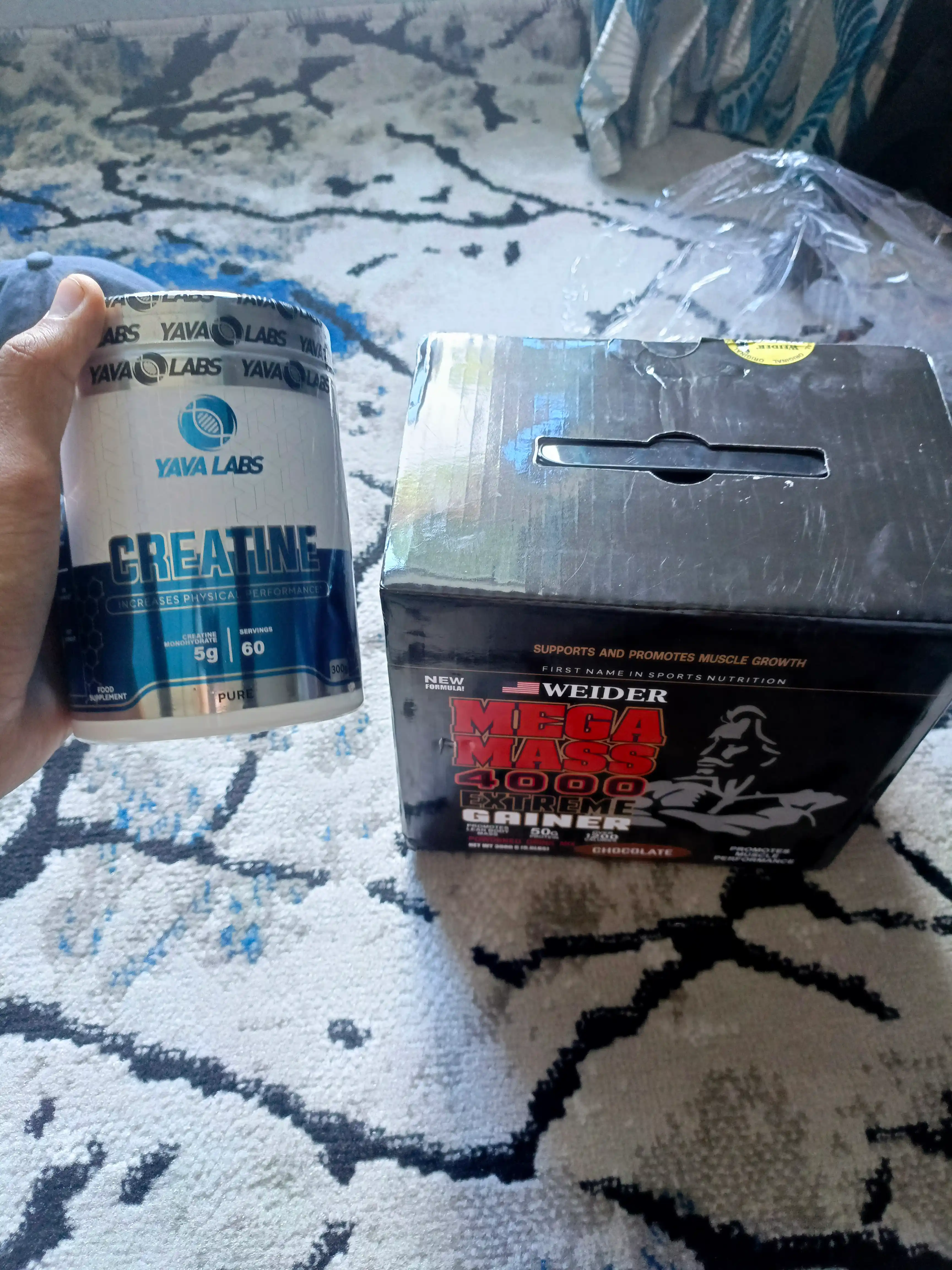 Гейнер Mega Mass Gainer Black, для набора массы, 7-3-1  кг