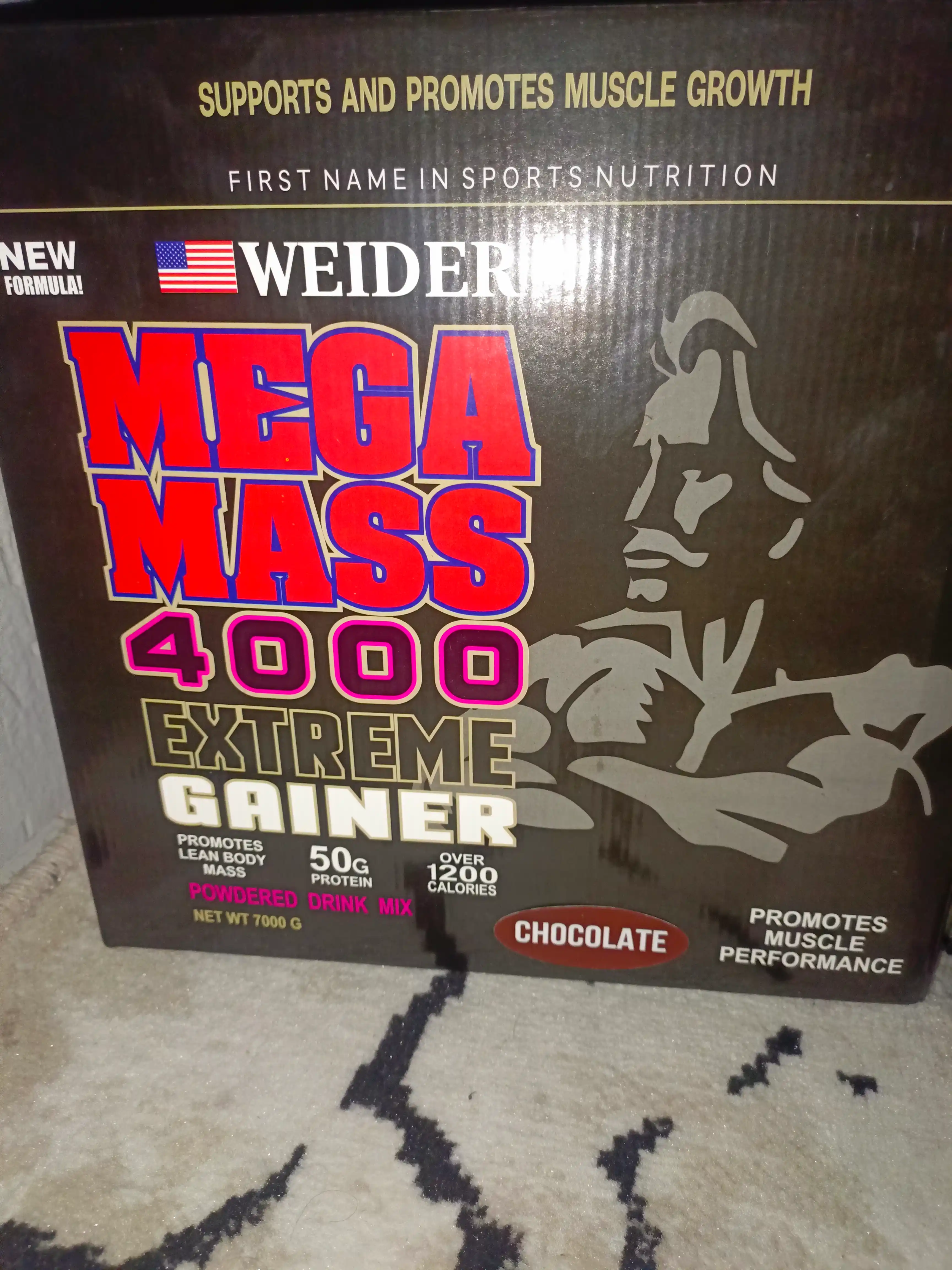 Гейнер Mega Mass Gainer Black, для набора массы, 7-3-1  кг