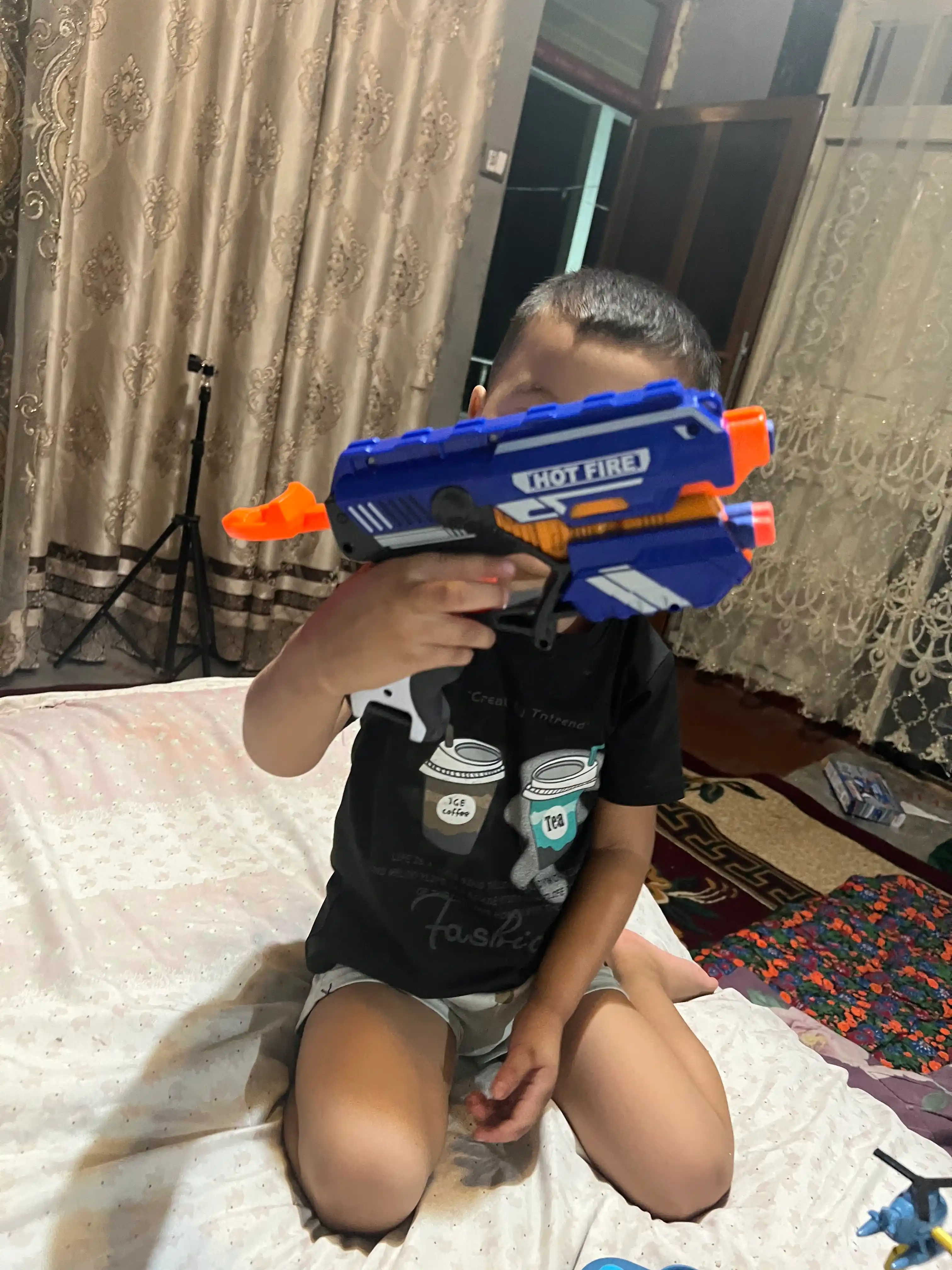 Blaster pistolet, yumshoq o'qlarni otadi