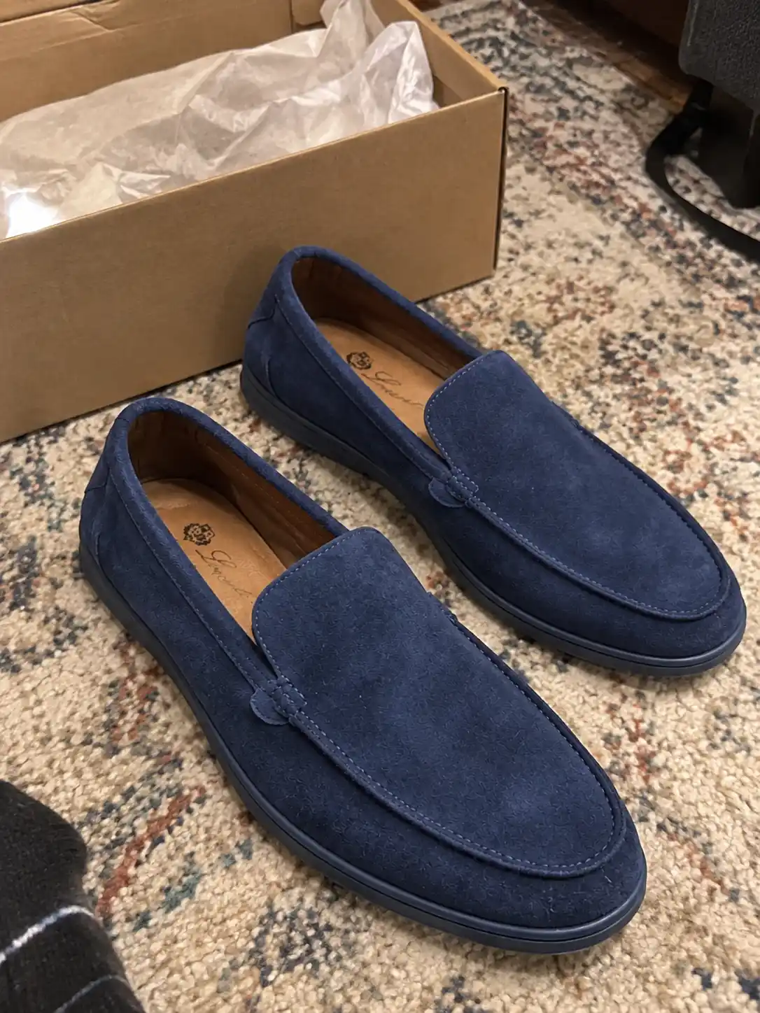 Мужские лоферы Loro Piana на лето и осень, 7 цветов, размеры 40–44