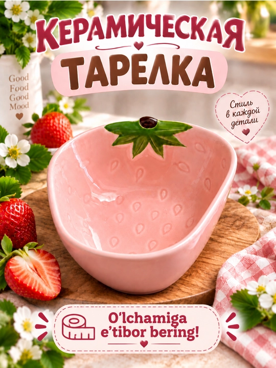 Изящная керамическая тарелка - 