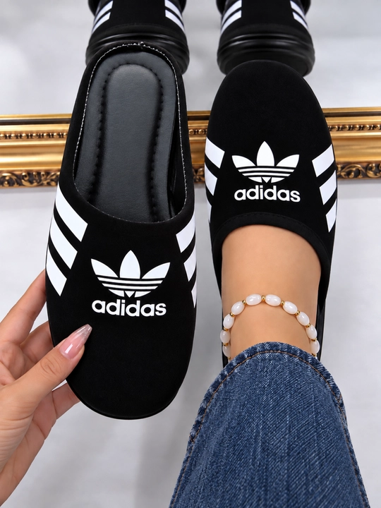 Ayollar poyabzali, myuli, kuz va bahor uchun adidas shippaklari, 36-40 o‘lchamlarda