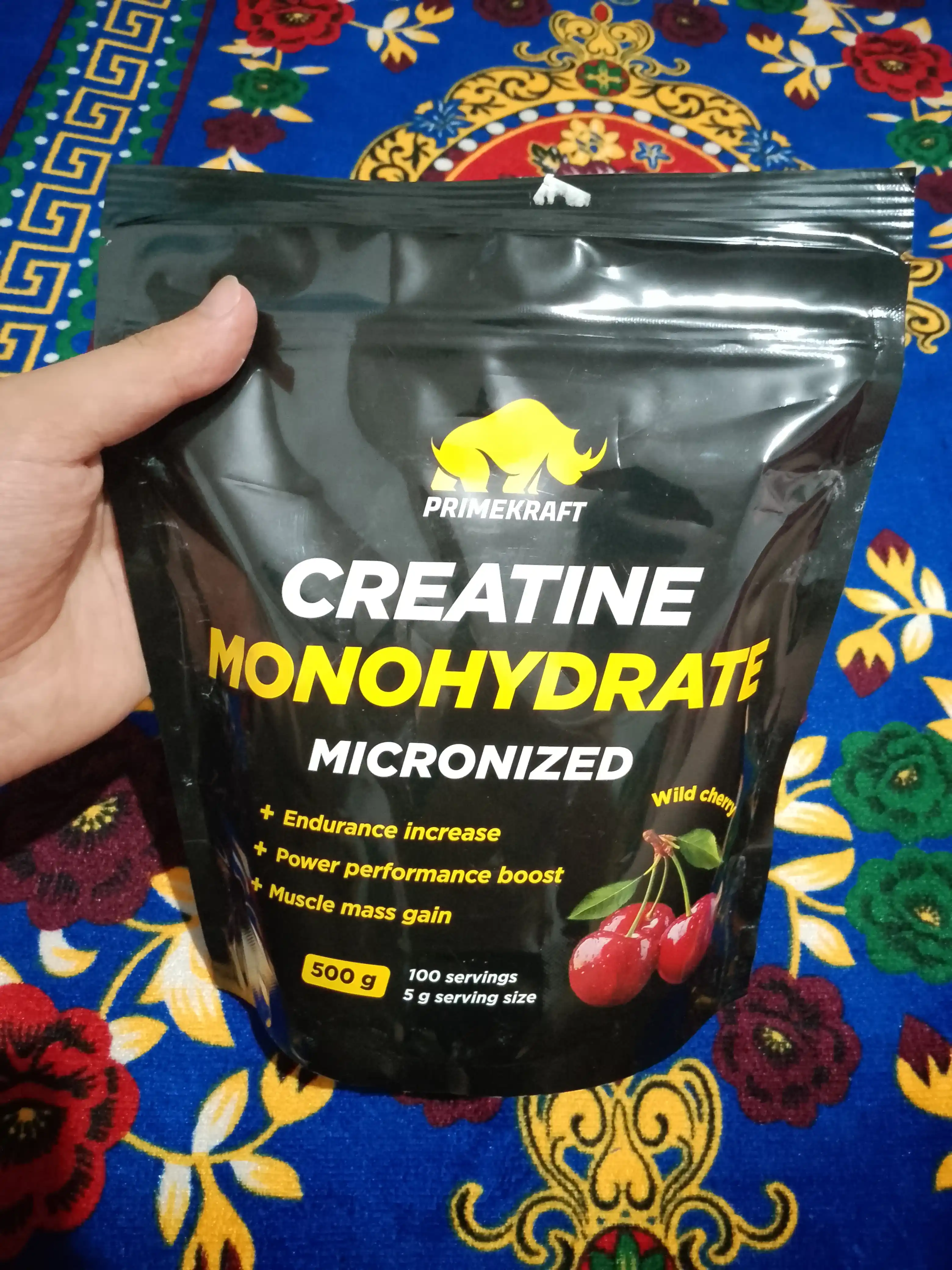 Креатин моногидрат Creatine Primekraft, 500 г, 100 порций