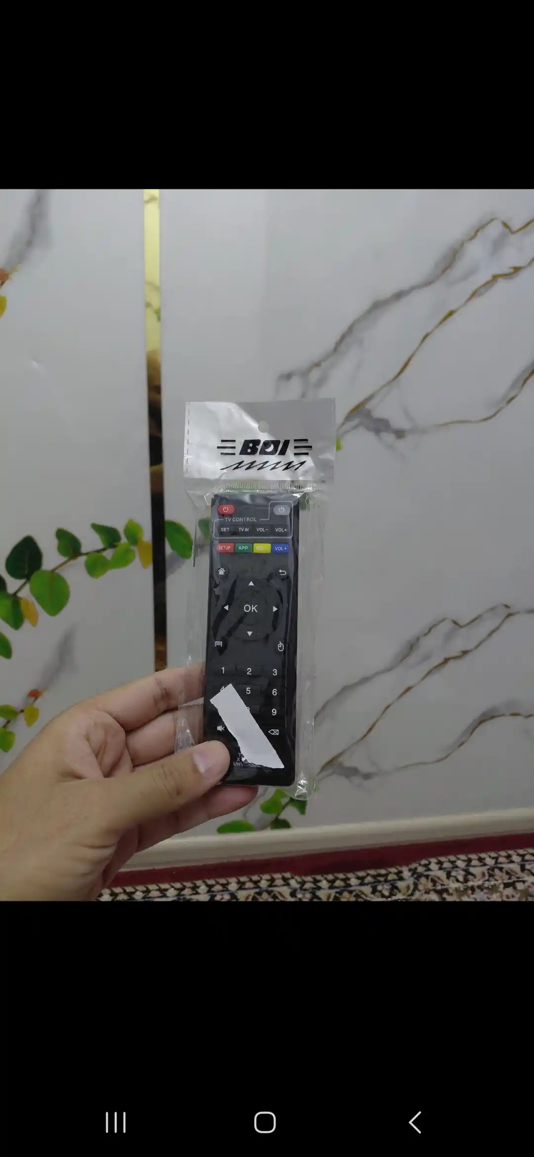 Android TV Box X96mini, X96Q PRO, G10S, Q5 uchun pult ovozli boshqaruv va Air Mouse bilan