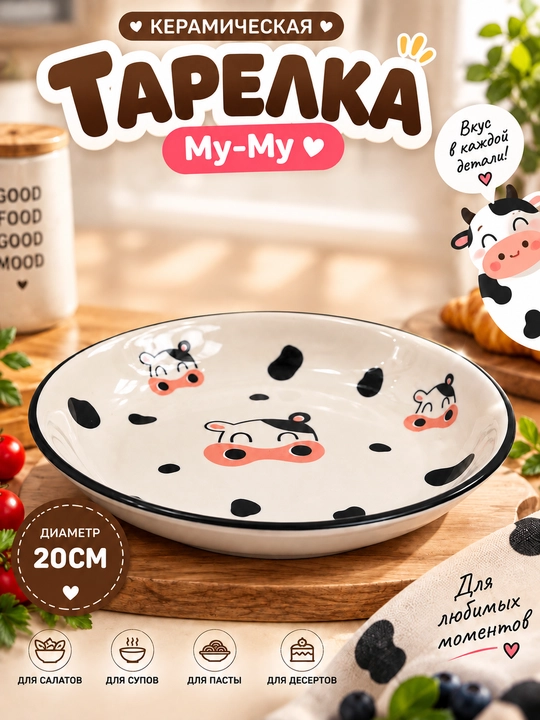 Тарелка Му-Му - 