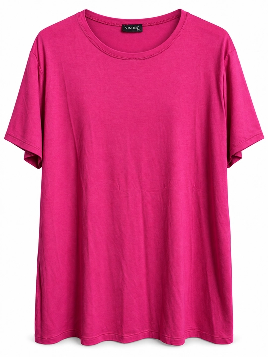Женская базовая футболка VINOLA больших размеров, 2XL–3XL, Турция - 