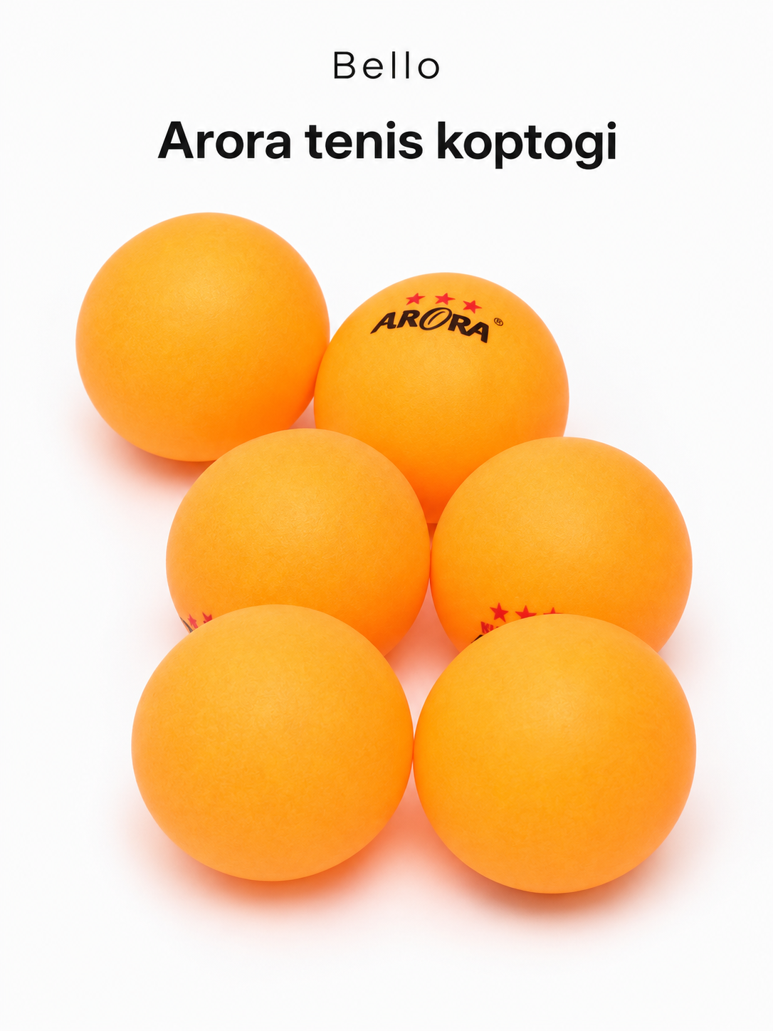 Мяч для настольного тенниса ARORA 40+ - 