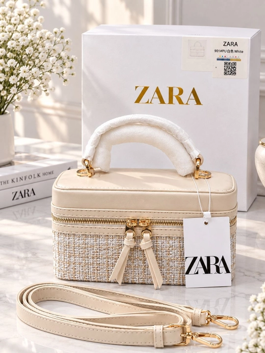 Женская сумка на плечо ZARA, модель кросс-боди для работы и учебы - 