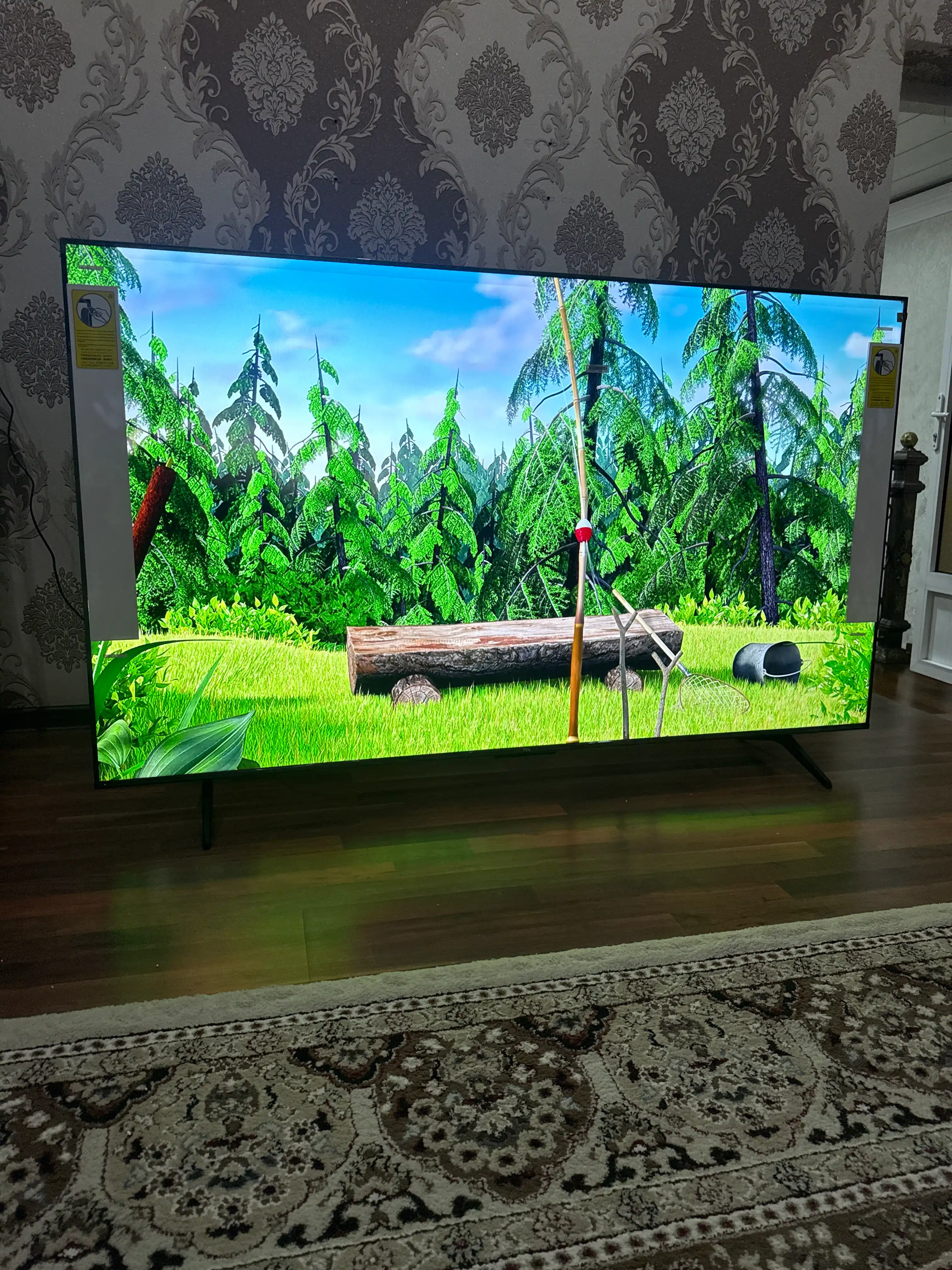 Телевизор TCL QLED 4K Смарт ТВ 75", голосовое управление, Dolby Atmos