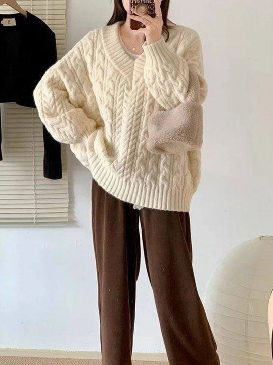 Ayollar uchun oversize jemper, Erkin fasonli ayollar jemperi, Zamonaviy ayollar koftasi