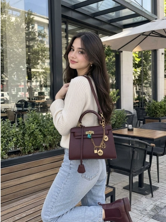 Женская сумка в стиле Hermès, подходящая для повседневного использования - 
