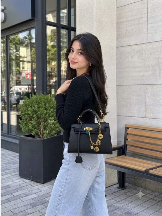 Женская сумка в стиле Hermès, подходящая для повседневного использования - 