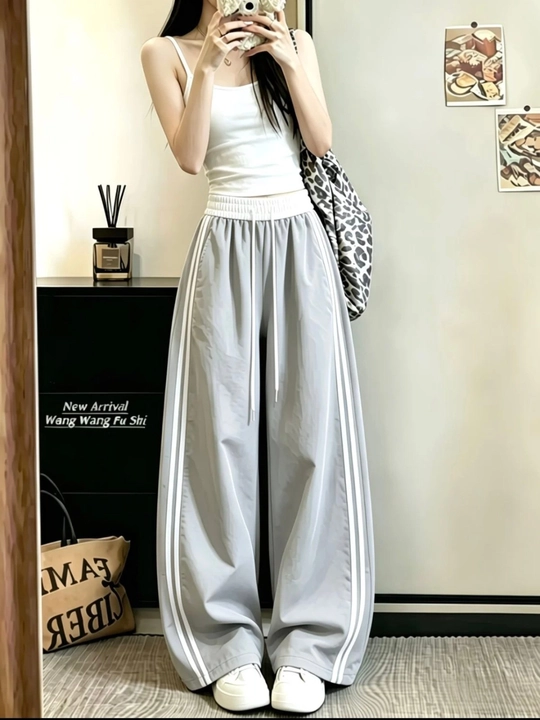 Ayollar uchun keng va tez quriydigan sport shimi, wide-leg - 