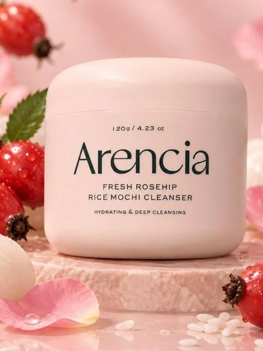 Yuz uchun 5 xil yumshoq tozalash vositasi - Arencia Rice Mochi Cleanser
