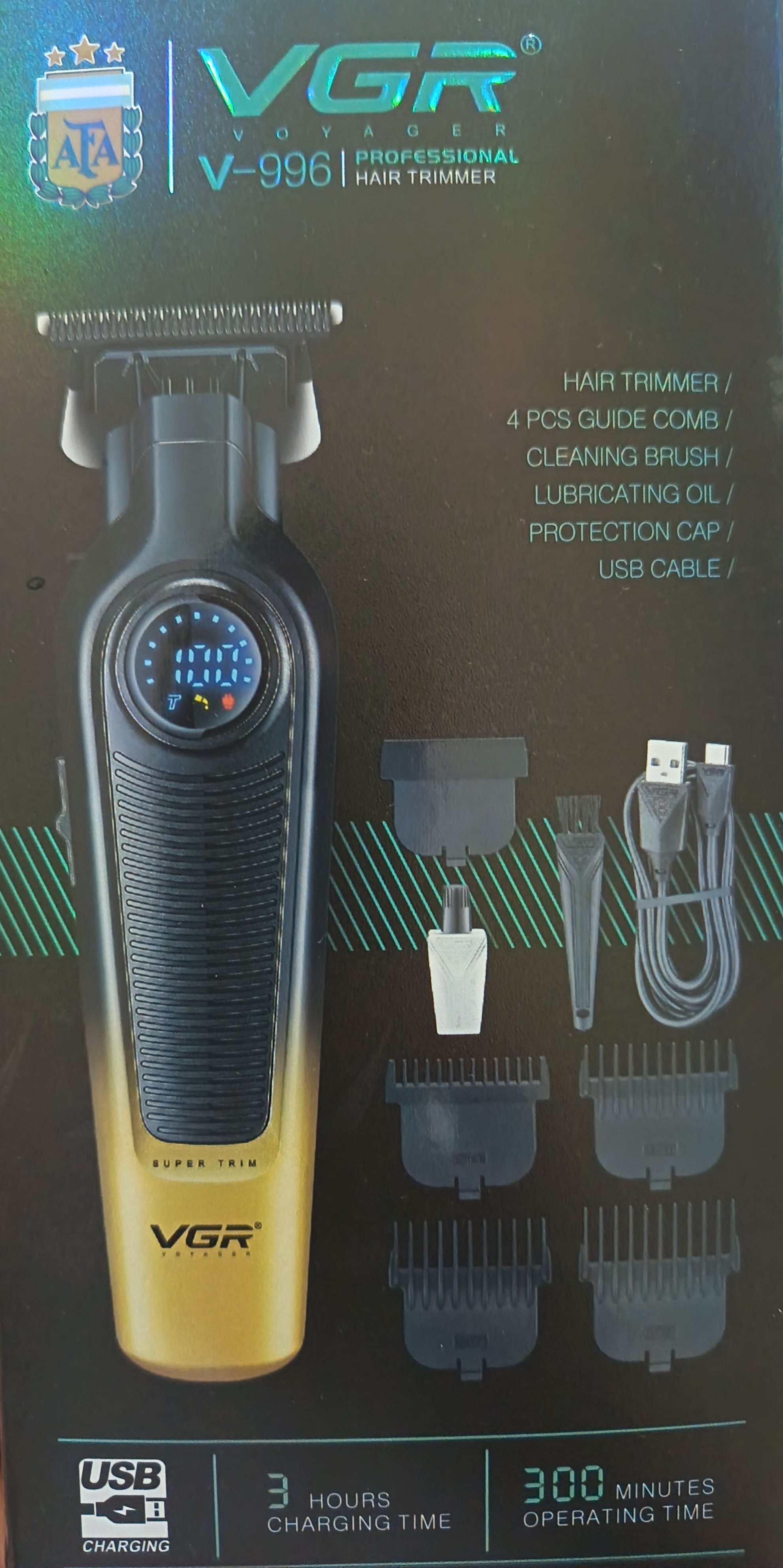 VGR professional soch-soqol olish mashinasi, trimmer