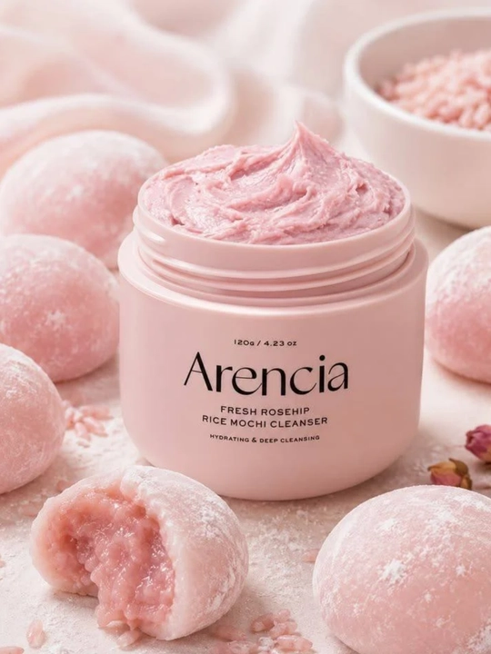 Yuz uchun 5 xil yumshoq tozalash vositasi - Arencia Rice Mochi Cleanser