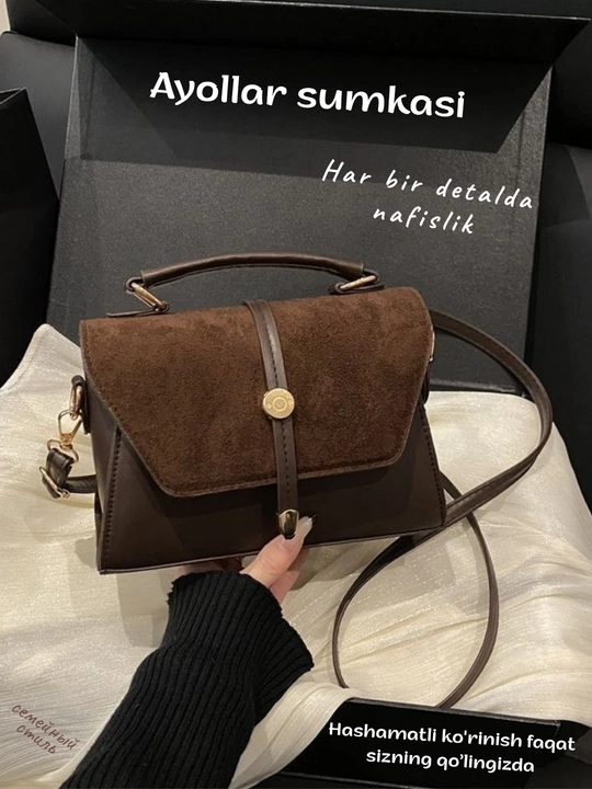 Kundalik yelkaga osib yuriladigan ayollar sumkasi