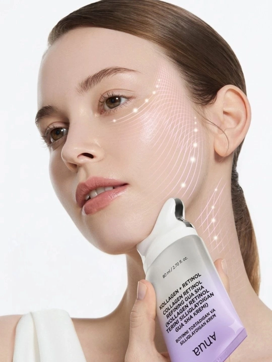 Anua Visibly Firming Collagen + Retinol Gua Sha Cream корейский лифтинг-крем морщин 80 мл