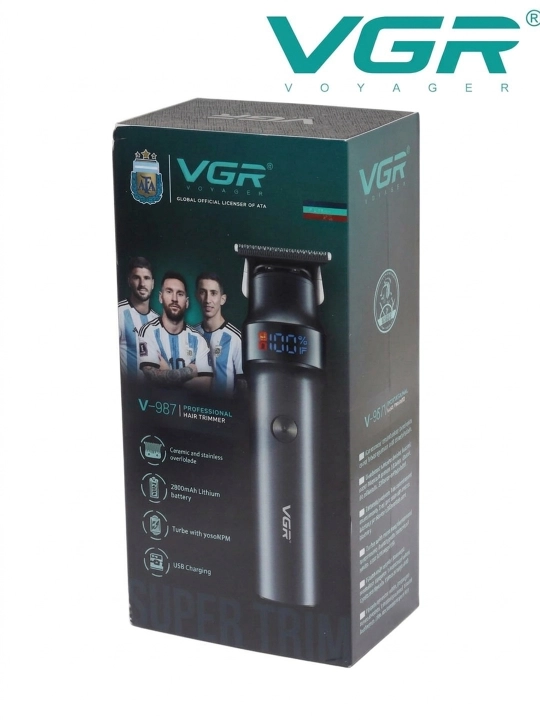 Машинка для стрижки волос и бороды VGR, Geemy - 