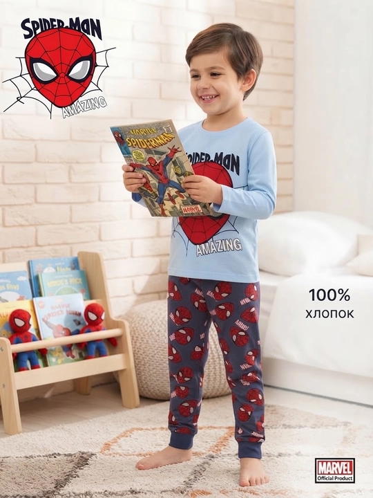 O‘g‘il bolalar uchun Spider-Man pijama - 