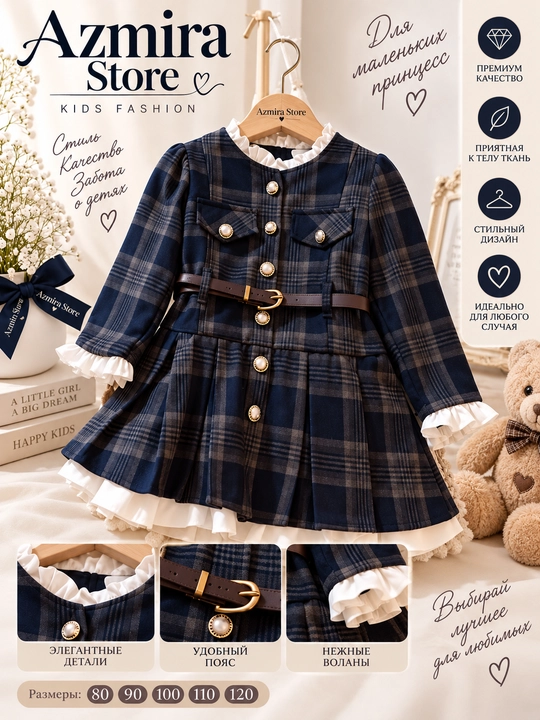 Нарядное платье для девочки — Azmira Store
