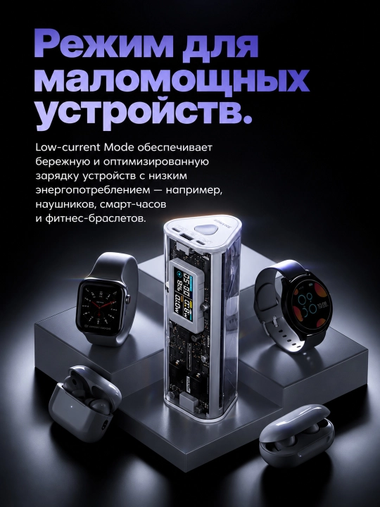 Повербанк SHARGE Shargeek 170, 24000 мА·ч, 170 Вт, USB-C PD 3.1, экран