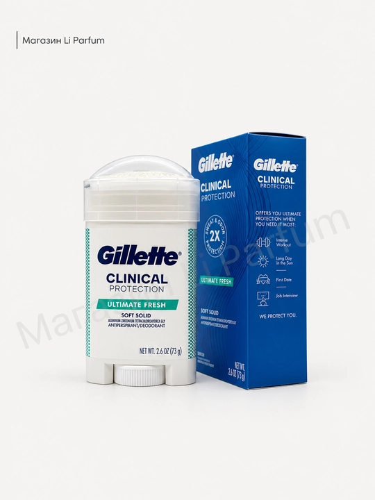 Дезодорант Gillette Clinical Protection антиперспирант для мужчин защита 72 ч , 73 г