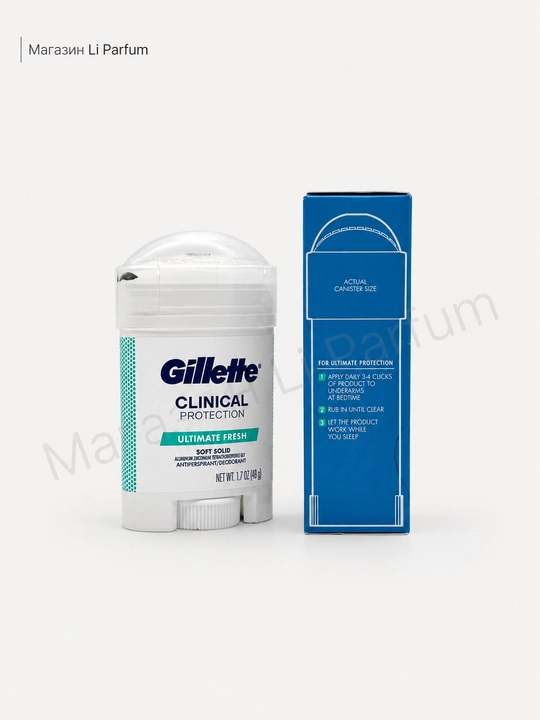 Дезодорант Gillette Clinical Protection антиперспирант для мужчин, защита 72 ч 48 г