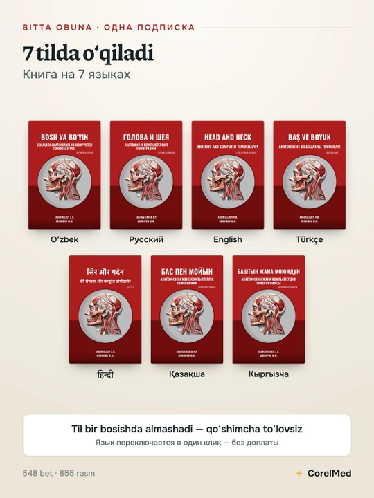 Анатомии и компьютерной томографии головы и шеи —  в электронном виде