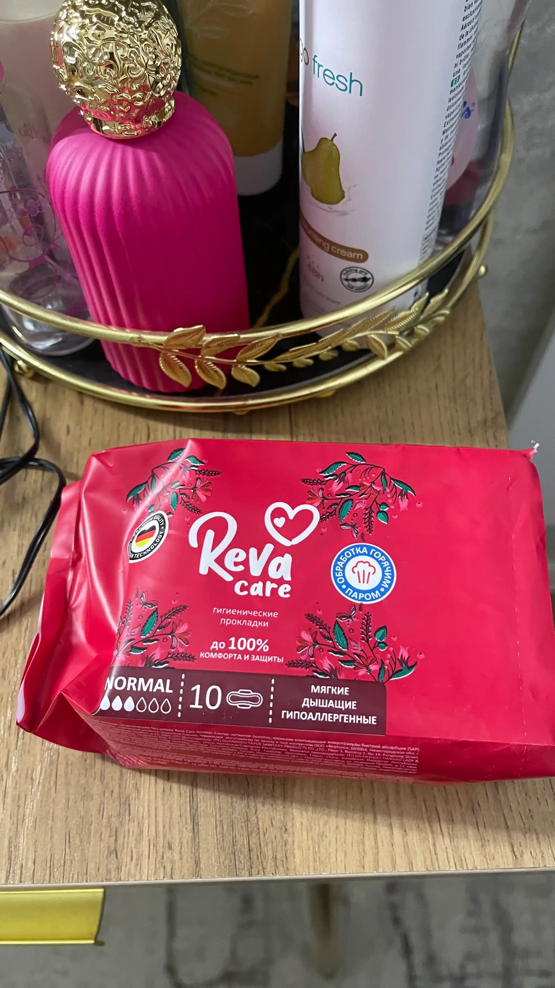 Reva Care Normal ayollar gigiyenik prokladkalari, 10 dona