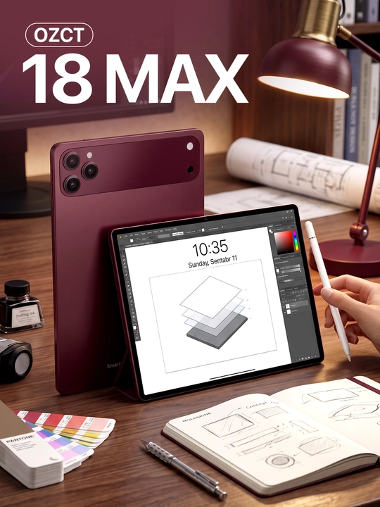Планшет OZCT 18 MAX — 16/1 TB клавиатура + мышь + стилус в комплекте