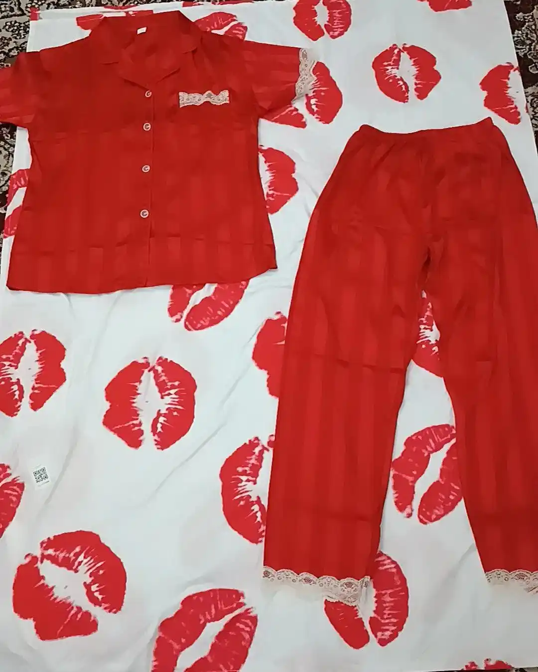 Ayollar pijama to‘plami, yumshoq va nafas oluvchi uy kiyimi
