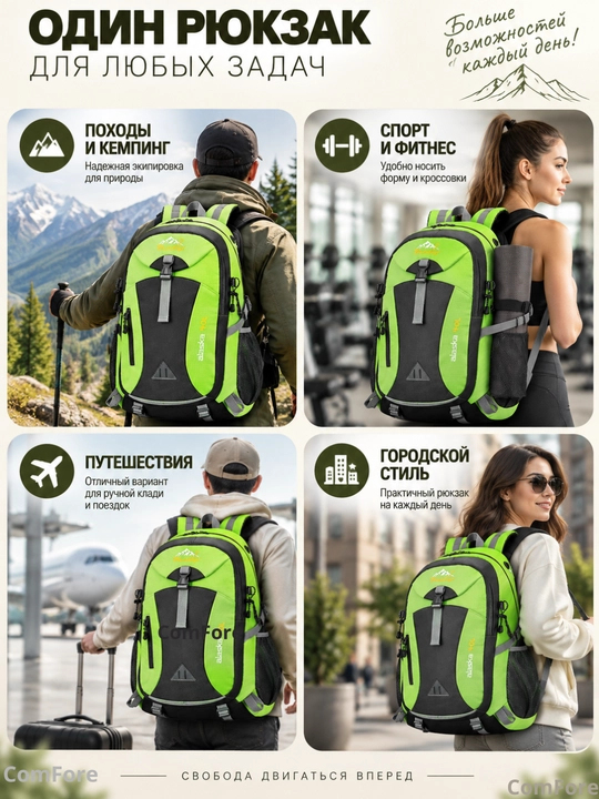Ryukzak sport, Uniseks, maktab, ish, sayyohlik, suv o'tkazmaydigan uchun kundalik