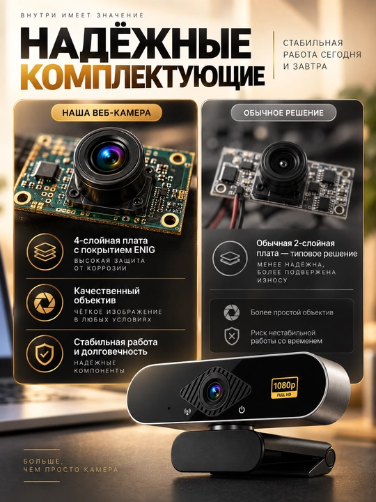 Веб-камера 4K с микрофоном для компьютера, ПК и ноутбука, USB камера 8MP для стриминга