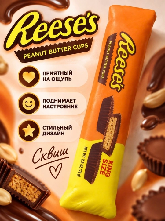 Сквиш антистресс игрушка в виде сладости и продуктов мягкая игрушка