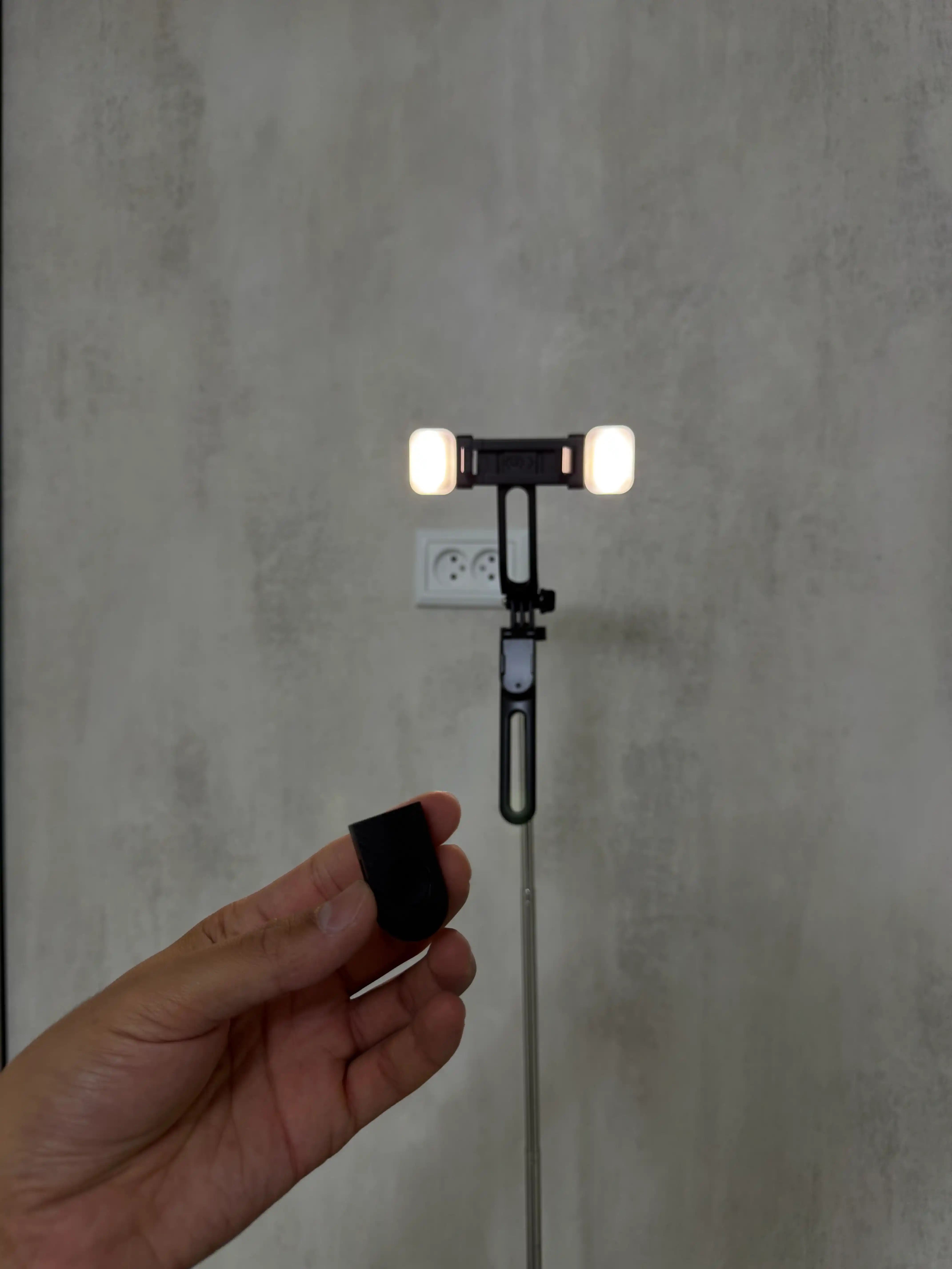 Shtativ telefon, 170 sm 4 tasi 1 da, 2ta LED chiroq sovg'a, & Bluetooth: selfi tayoqchasi
