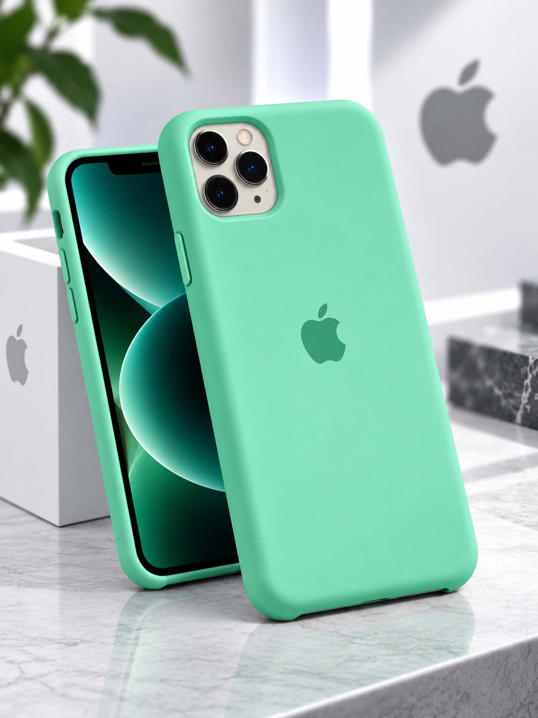 IPhone 11 Pro Max uchun silikon g‘ilof, yumshoq himoya chexol, kamera himoyasi - 
