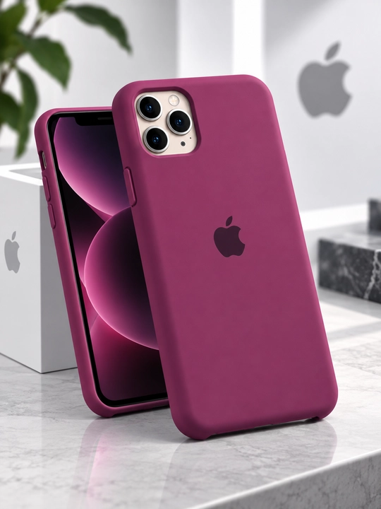 IPhone 11 Pro Max uchun silikon g‘ilof, yumshoq himoya chexol, kamera himoyasi - 