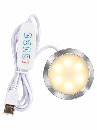 Настольная LED-лампа со спиральным дизайном, USB, регулировкой яркости