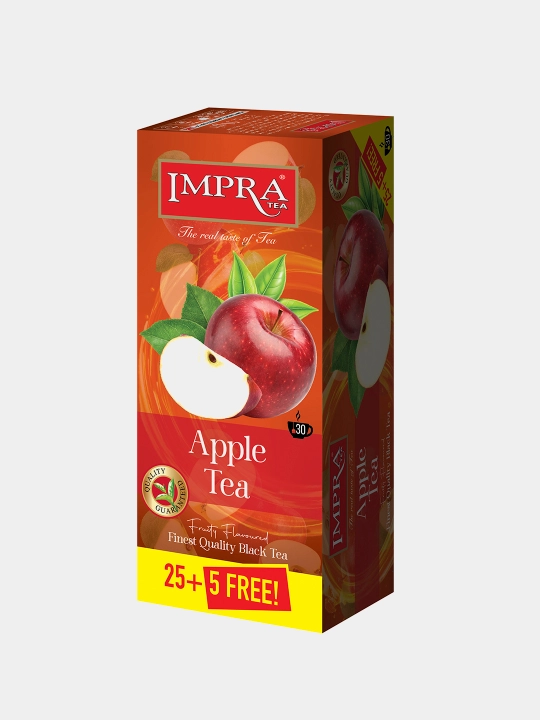 IMPRA qora choyi, Olma, 1,7 grammli 30 ta paketcha