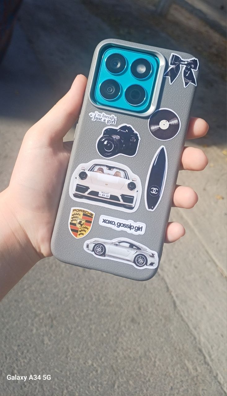 Telefon g`ilofi uchun stikerlar