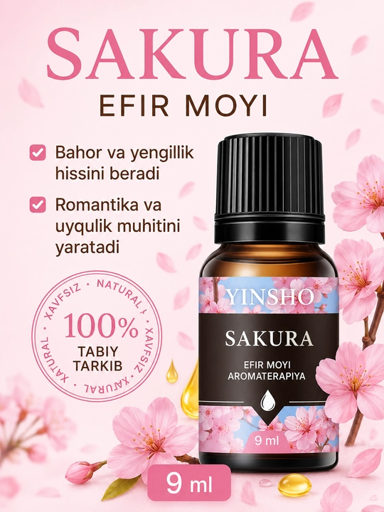 Efir moyli xushbo‘ylantirgich, diffuzorli havo namlagich, avtomobil, uy yoki ofis uchun - 
