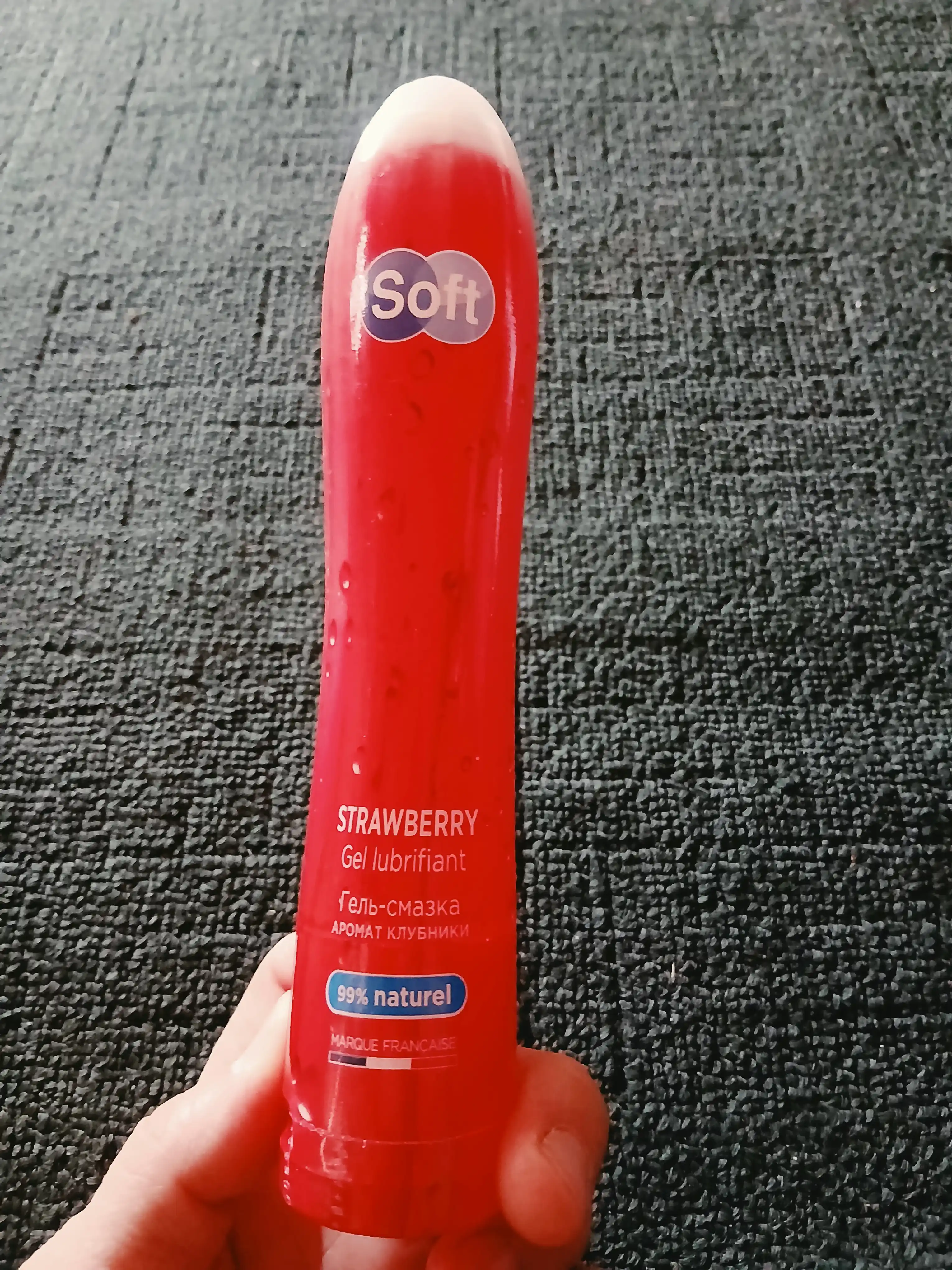 Лубрикант гель для интимной гигиены Soft Strawberry, аромат клубники, 80 мл