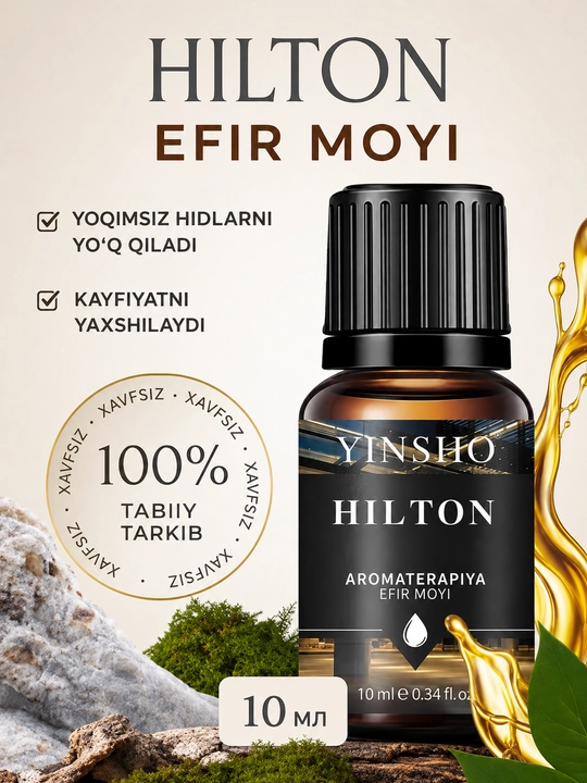 Efir moyli xushbo‘ylantirgich, diffuzorli havo namlagich, avtomobil, uy yoki ofis uchun - 