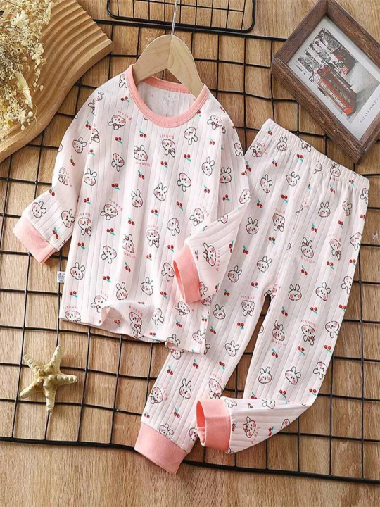 Bolalar paxtadan tikilgan pijama to‘plami, 2-12 yosh - 