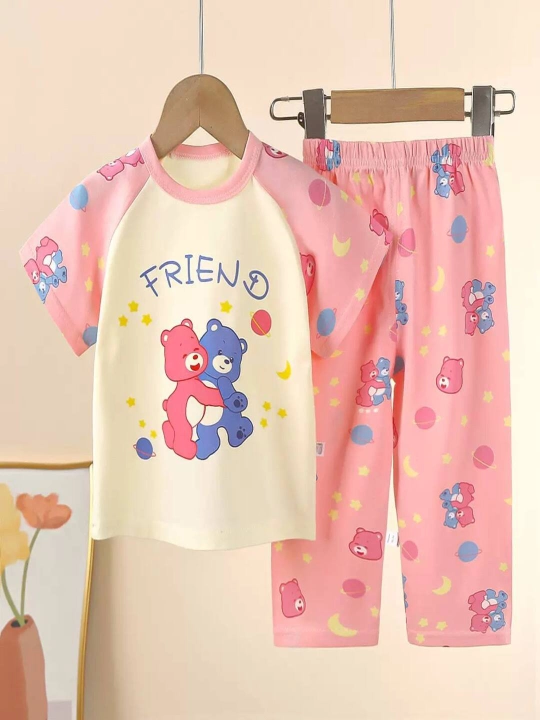Bolalar paxtadan tikilgan pijama to‘plami, 2-12 yosh - 