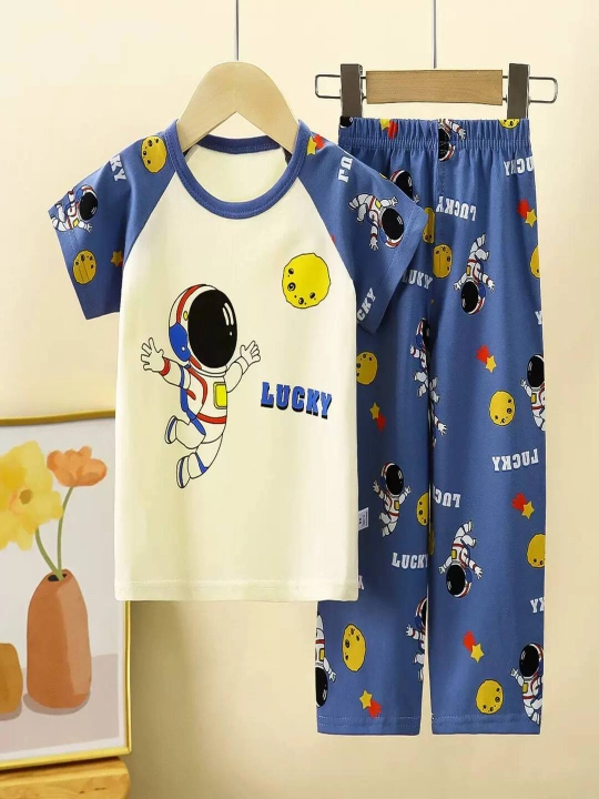 Bolalar paxtadan tikilgan pijama to‘plami, 2-12 yosh - 