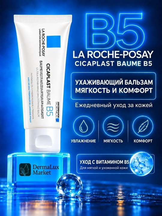 Namlantiruvchi va oziqlantiruvchi krem Cicaplast balzam B5, 40 ml